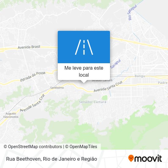 Rua Beethoven mapa
