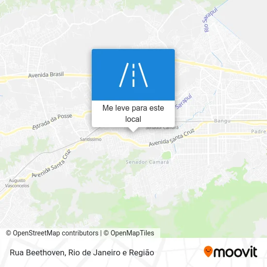 Rua Beethoven mapa