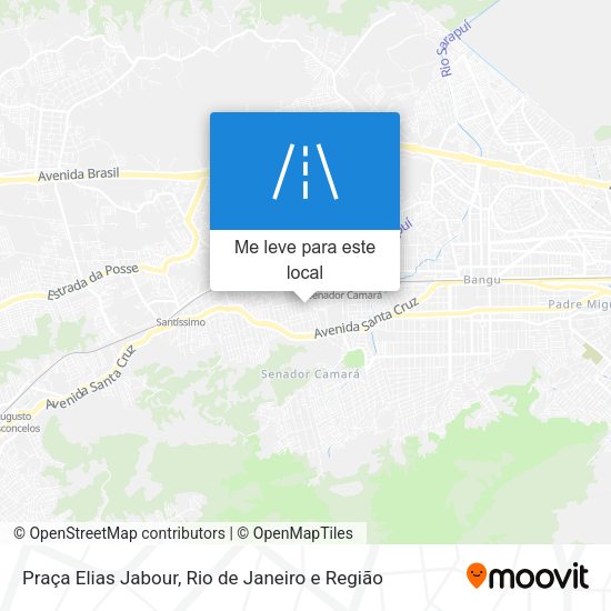 Praça Elias Jabour mapa