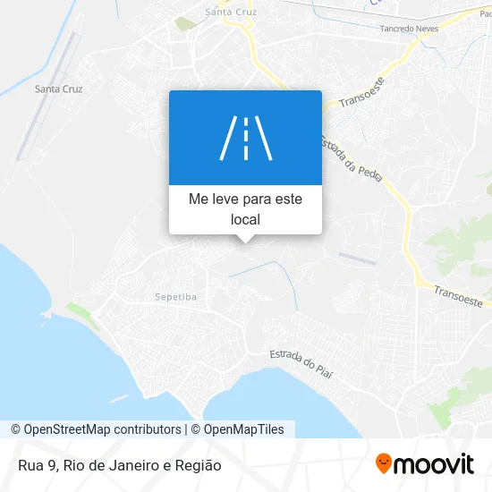 Rua 9 mapa