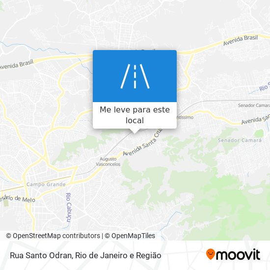 Rua Santo Odran mapa