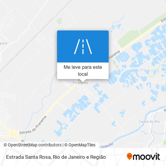 Estrada Santa Rosa mapa