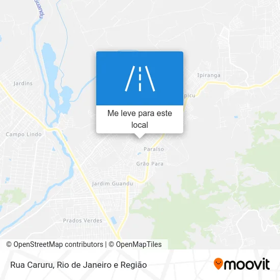 Rua Caruru mapa