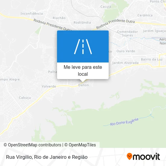 Rua Virgilio mapa