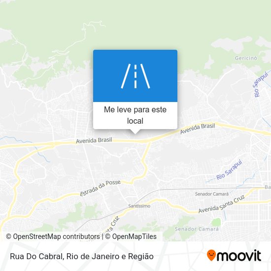 Rua Do Cabral mapa