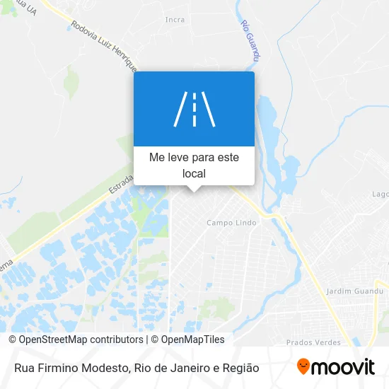 Rua Firmino Modesto mapa