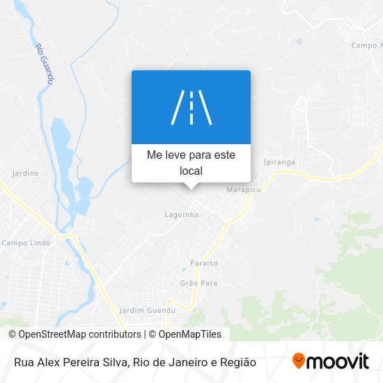 Rua Alex Pereira Silva mapa