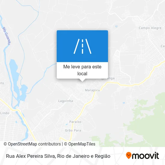 Rua Alex Pereira Silva mapa