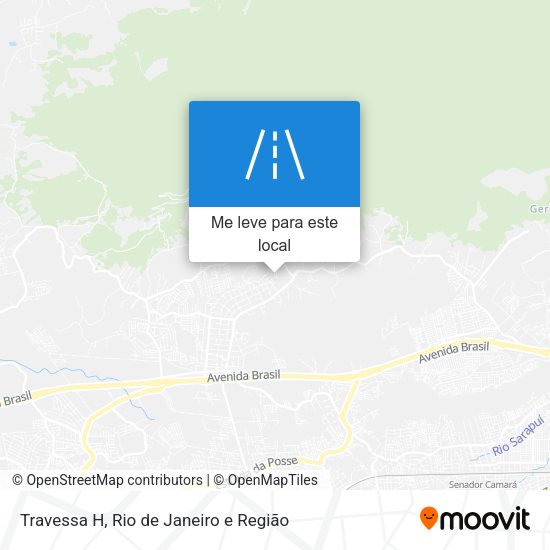 Travessa H mapa