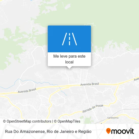 Rua Do Amazonense mapa