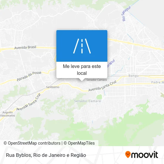Rua Byblos mapa