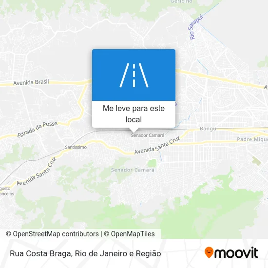 Rua Costa Braga mapa