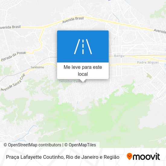 Praça Lafayette Coutinho mapa