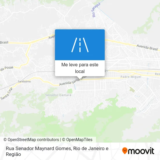 Rua Senador Maynard Gomes mapa