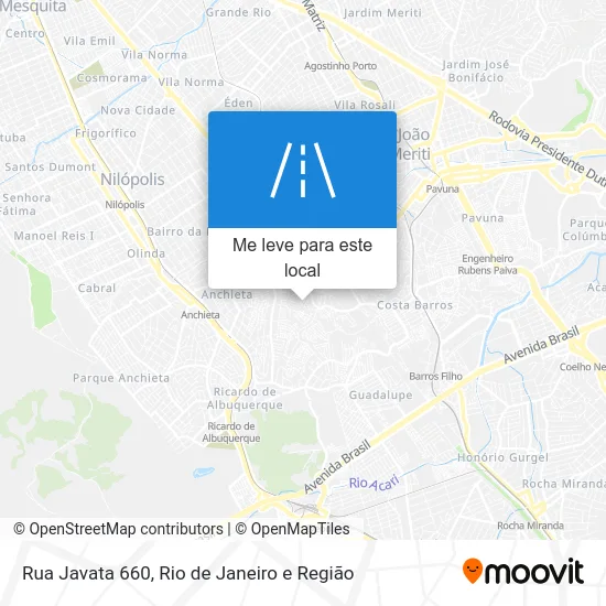 Rua Javata 660 mapa