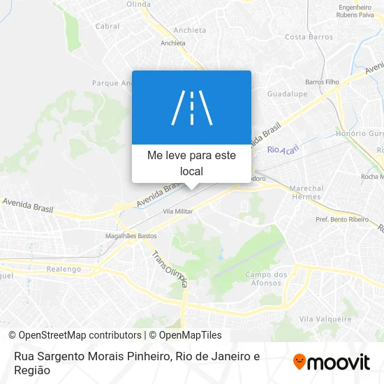Rua Sargento Morais Pinheiro mapa