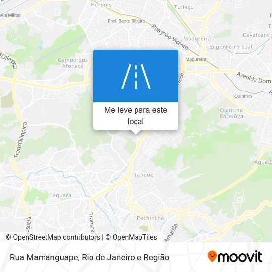 Rua Mamanguape mapa