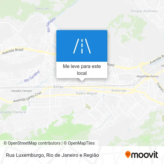 Rua Luxemburgo mapa