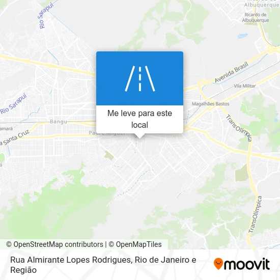 Rua Almirante Lopes Rodrigues mapa