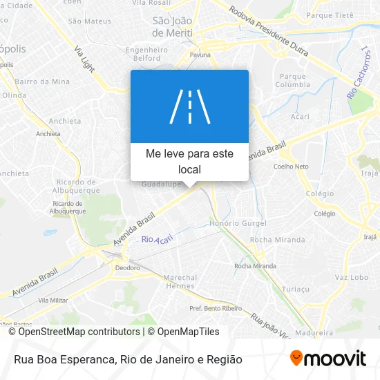 Rua Boa Esperanca mapa