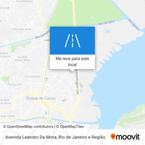Avenida Leandro Da Mota mapa