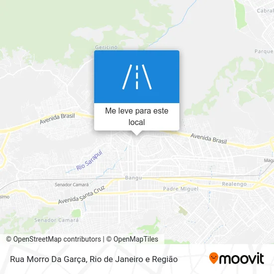 Rua Morro Da Garça mapa