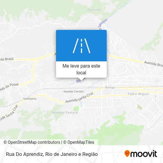 Rua Do Aprendiz mapa