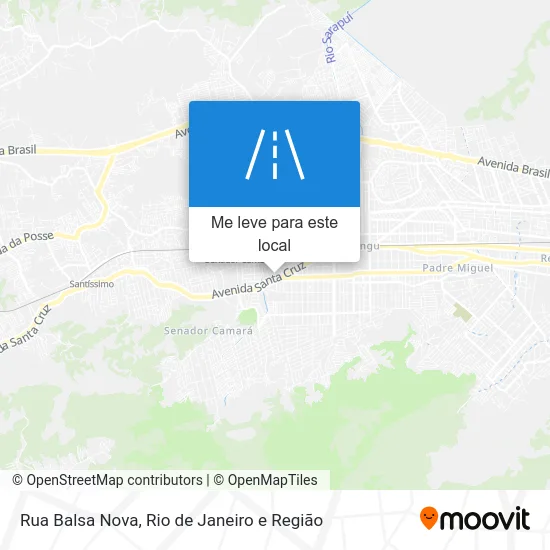 Rua Balsa Nova mapa