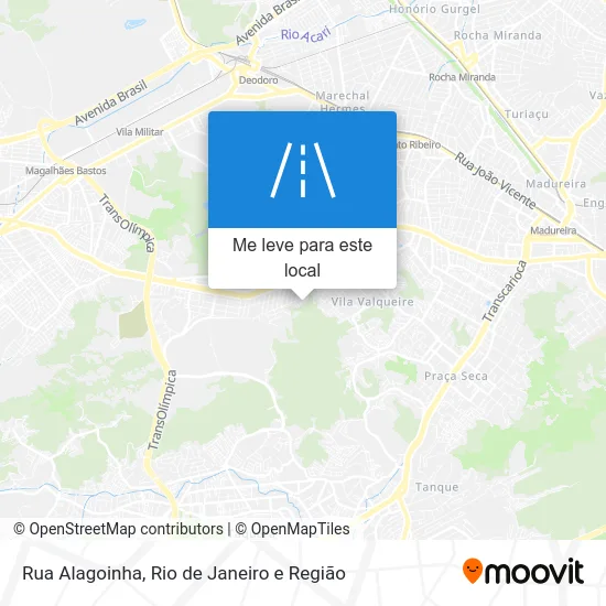 Rua Alagoinha mapa