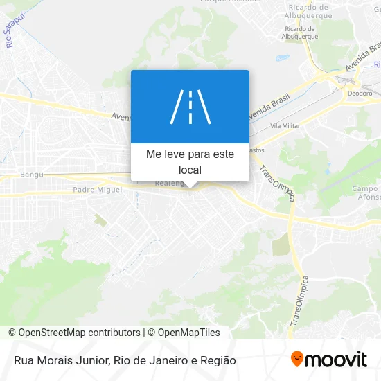 Rua Morais Junior mapa
