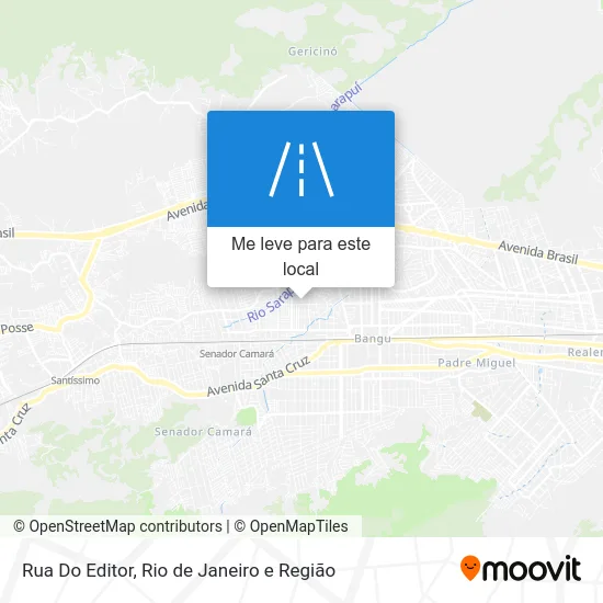 Rua Do Editor mapa