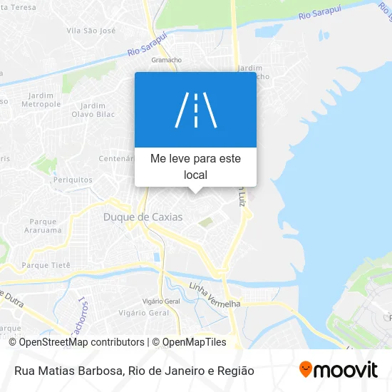 Rua Matias Barbosa mapa