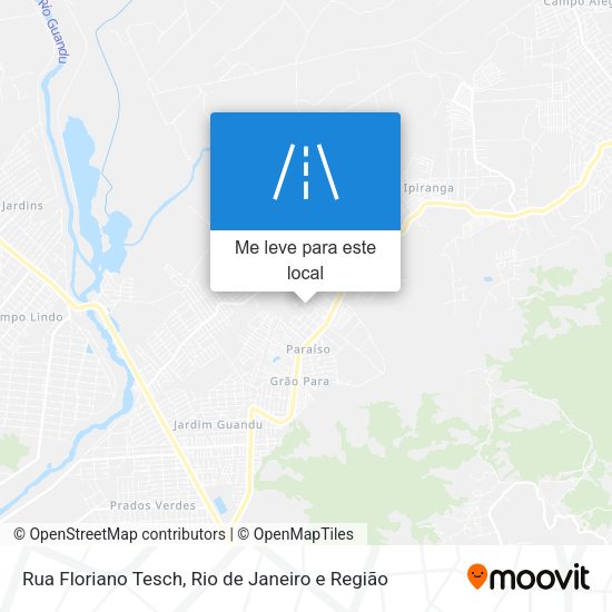 Rua Floriano Tesch mapa