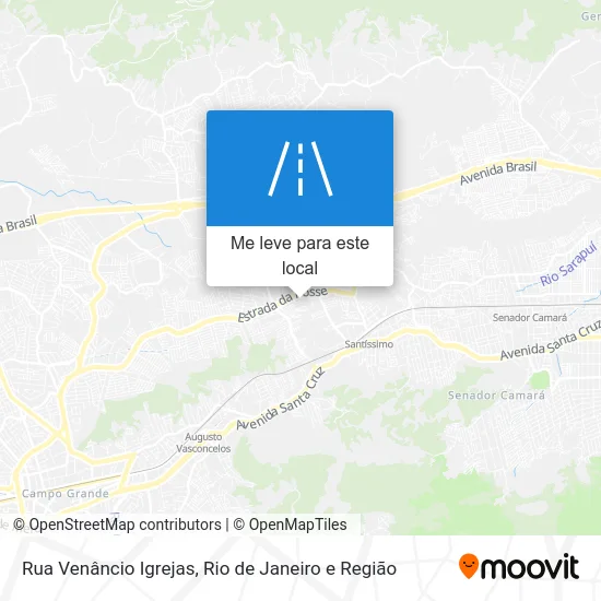 Rua Venâncio Igrejas mapa