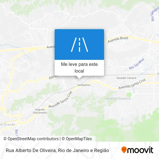 Rua Alberto De Oliveira mapa