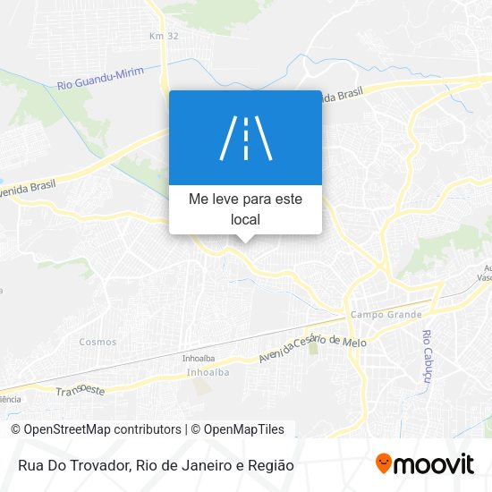Rua Do Trovador mapa