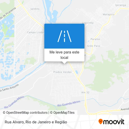 Rua Alvaro mapa