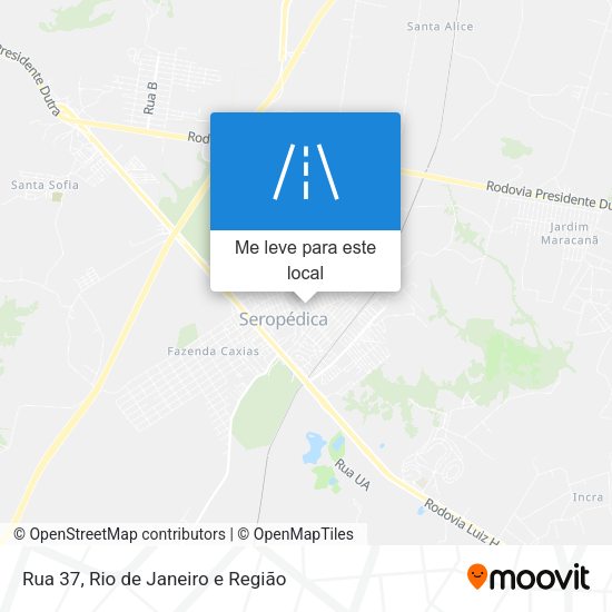 Rua 37 mapa