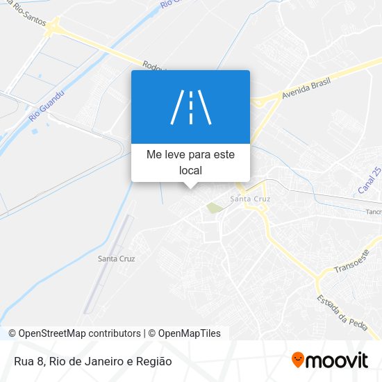 Rua 8 mapa