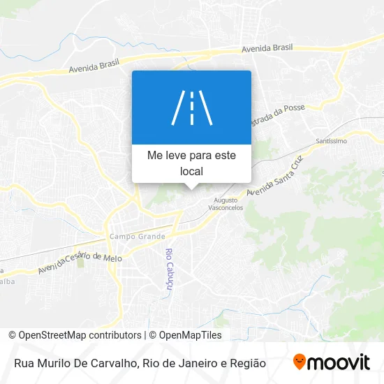 Rua Murilo De Carvalho mapa