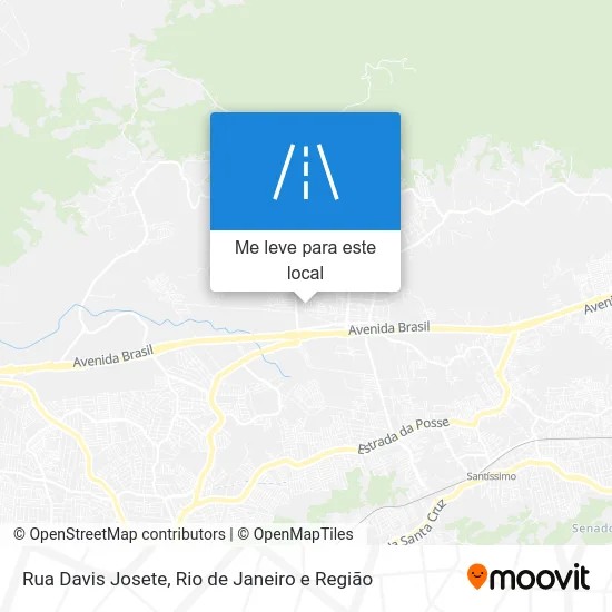 Rua Davis Josete mapa