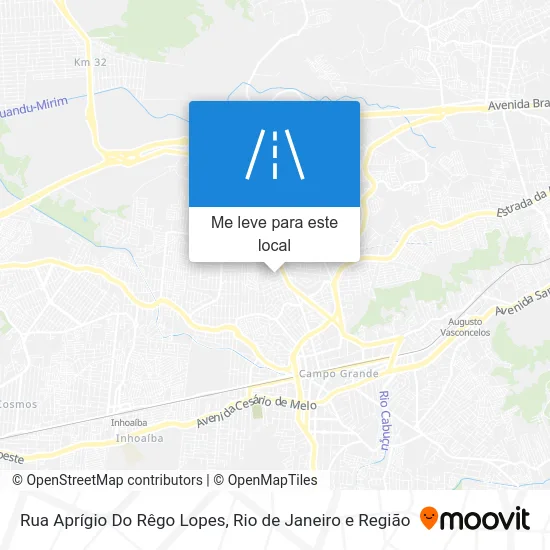 Rua Aprígio Do Rêgo Lopes mapa