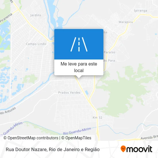 Rua Doutor Nazare mapa