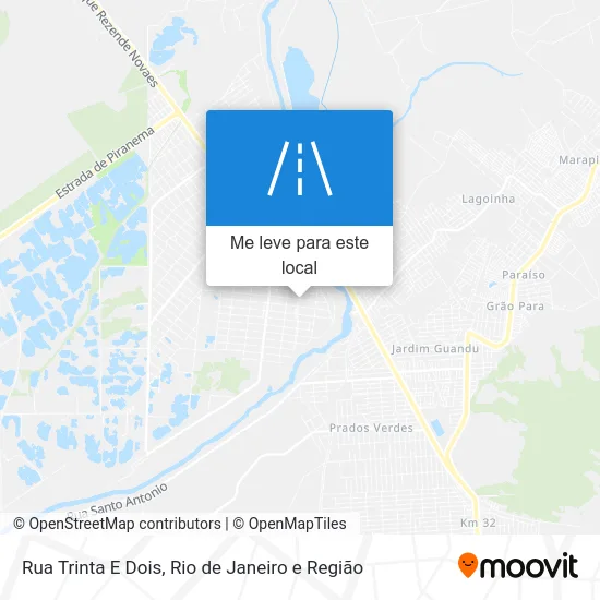 Rua Trinta E Dois mapa
