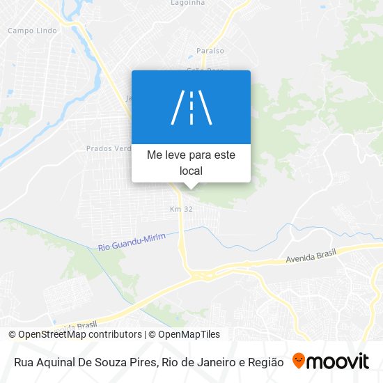 Rua Aquinal De Souza Pires mapa