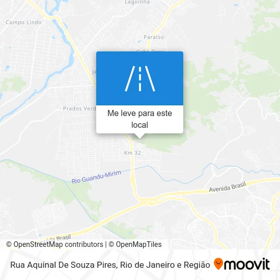 Rua Aquinal De Souza Pires mapa