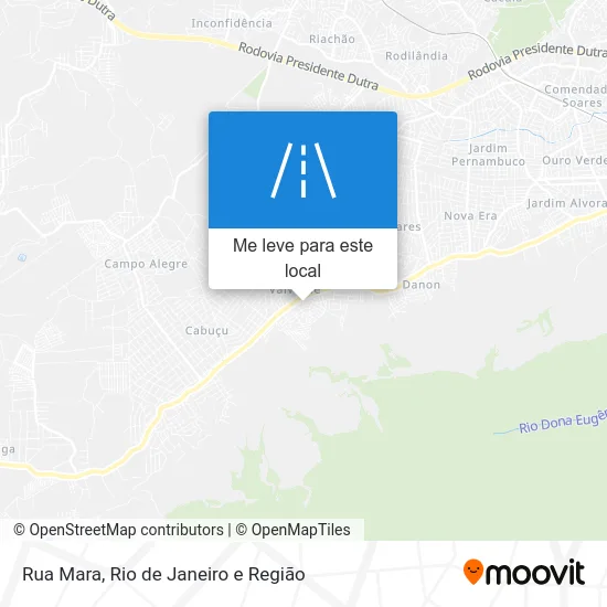 Rua Mara mapa