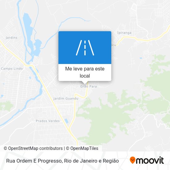 Rua Ordem E Progresso mapa