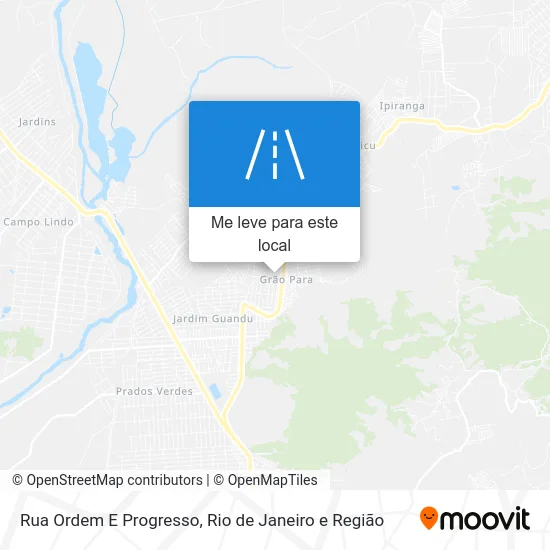 Rua Ordem E Progresso mapa