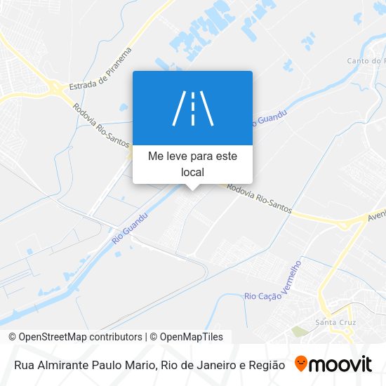 Rua Almirante Paulo Mario mapa